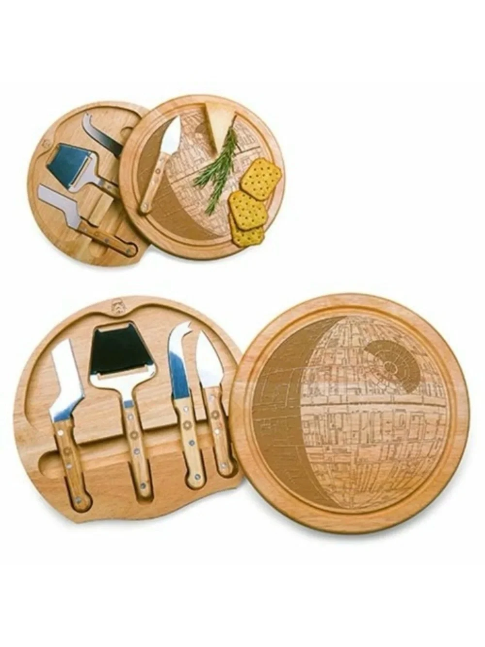Star Wars Circo Toscana Picnic Time Death Star Wood Cheeseboard Charcuterie